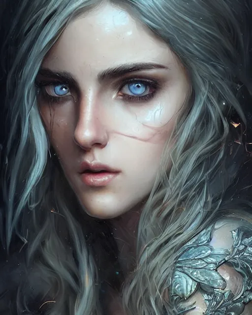 Image similar to anne winters, hyper realistic face, beautiful eyes, fantasy art, in the style of greg rutkowski, intricate, hyper detailed, smooth