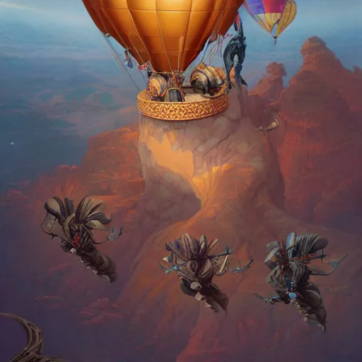 Image similar to a hot air balloon made of skin, highly detailed by peter mohrbacher, hajime sorayama, wayne barlowe, boris vallejo, aaron horkey, gaston bussiere, craig mullins