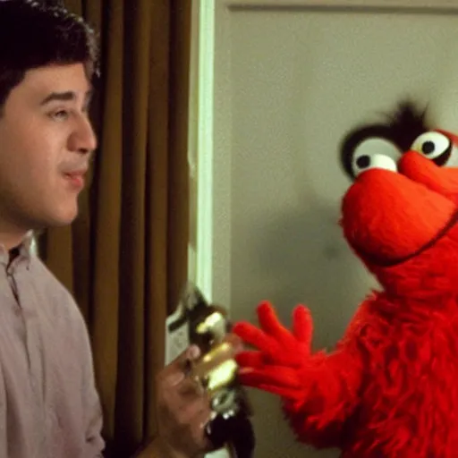 Image similar to elmo in being john malcovich ( 2 0 0 1 )