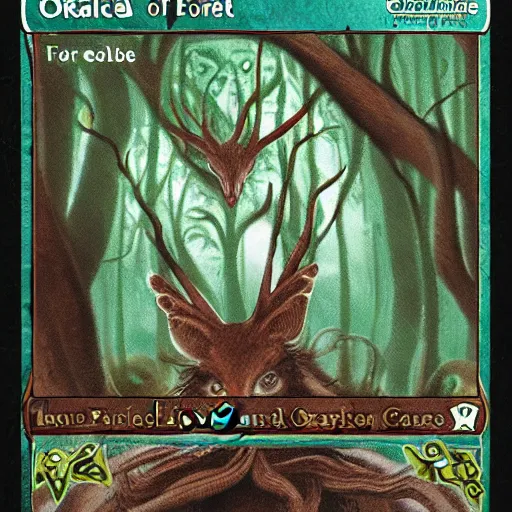 Image similar to the oracle of the forest