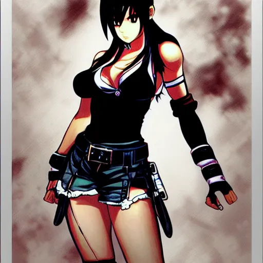 Image similar to young tifa lockheart by masamune shirow