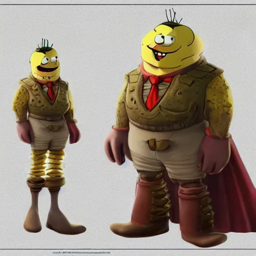 SpongeBob REMASTERED Hero Concept (With Animations) - Hero Concepts -  Disney Heroes: Battle Mode