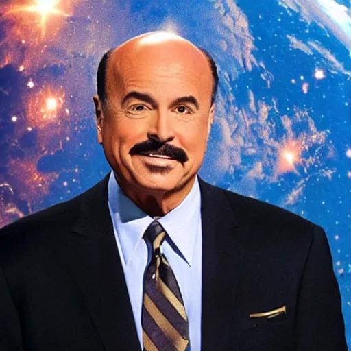 Prompt: dr. phil in space