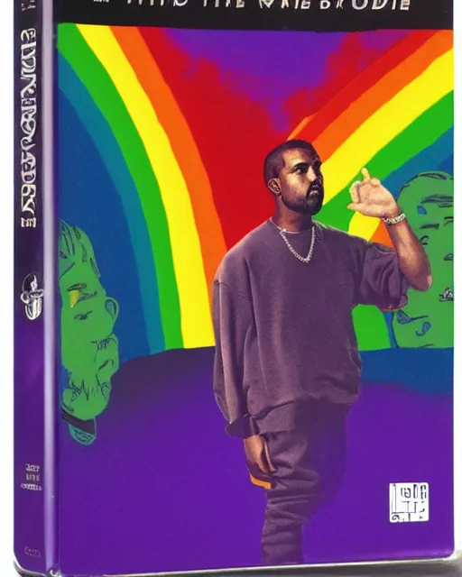 Image similar to 'Kanye West and the Rainbow Ride' blu-ray DVD case still sealed in box, ebay listing