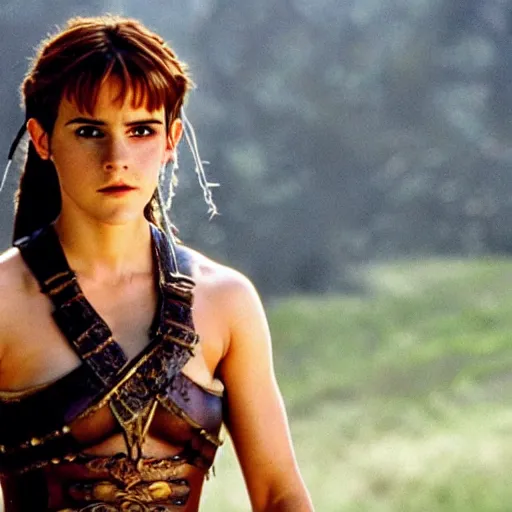 Image similar to still of emma watson in xena warrior princess