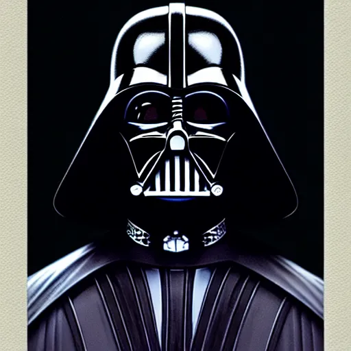 Image similar to darth vader in his first communion, art by greg rutkowski, intricate, elegant, highly detailed, smooth, sharp focus, artstation