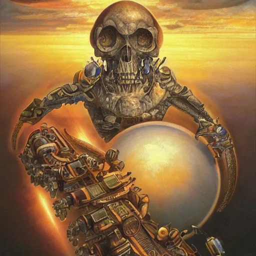 Image similar to artwork by Stephen Youll