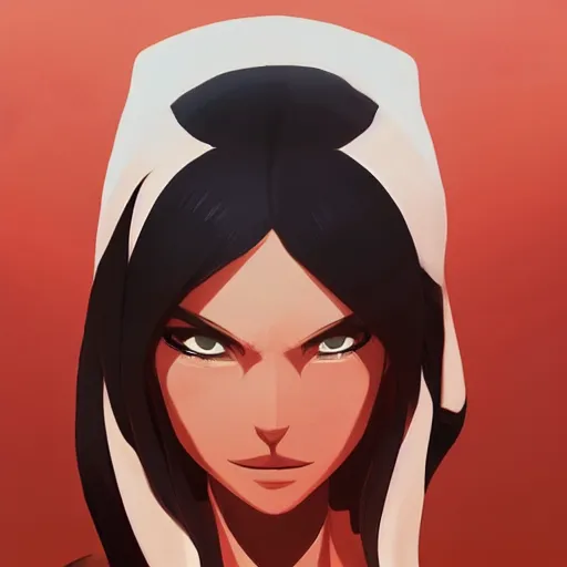 Image similar to face icon stylized minimalist bleach, loftis, cory behance hd by jesper ejsing, by rhads, makoto shinkai and lois van baarle, ilya kuvshinov, rossdraws global illumination