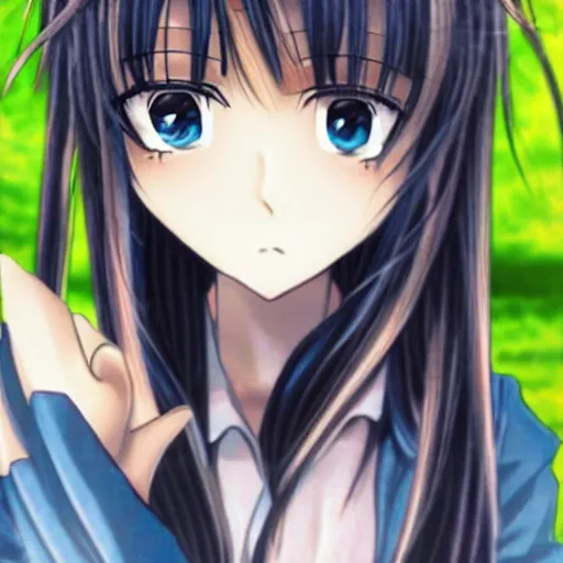 Image similar to manga cover anime girl