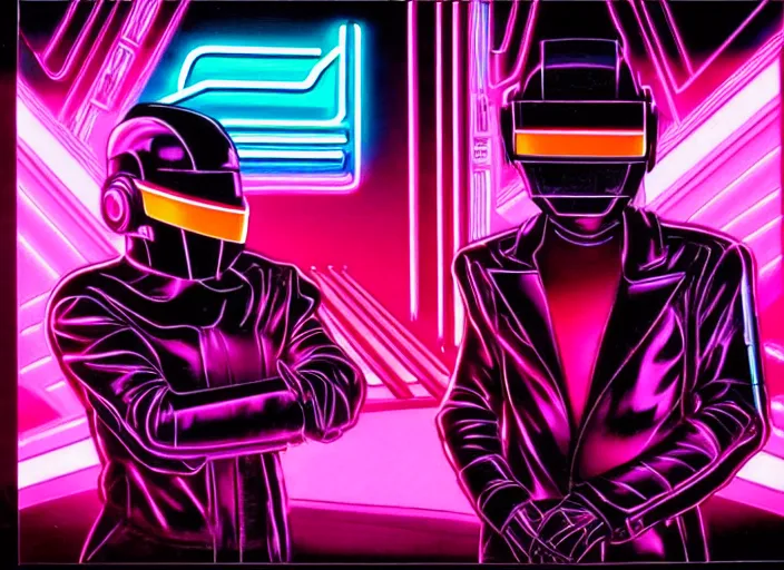 Image similar to knight rider, 1 9 8 2, futuristic style, ultra neon, synthwave, technology, daft punk