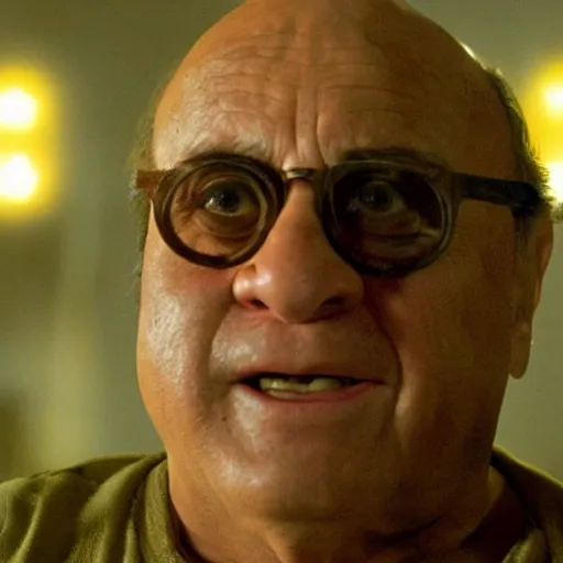 Prompt: danny devito as captain benjamin in apocalypse now, 8k resolution, full HD, cinematic lighting, award winning, anatomically correct