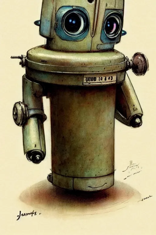 Prompt: (((((1950s robot pet . muted colors.))))) by Jean-Baptiste Monge !!!!!!!!!!!!!!!!!!!!!!!!!!!