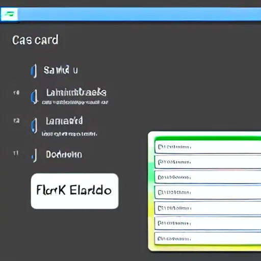 Image similar to a screenshot of the anki flashcards software