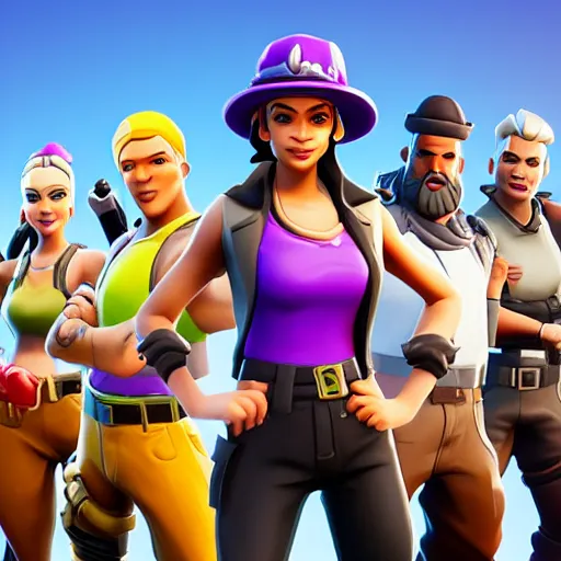 Image similar to Fortnite; girl with short brown hairm, wearing a beret; white shirt ; Fortnite