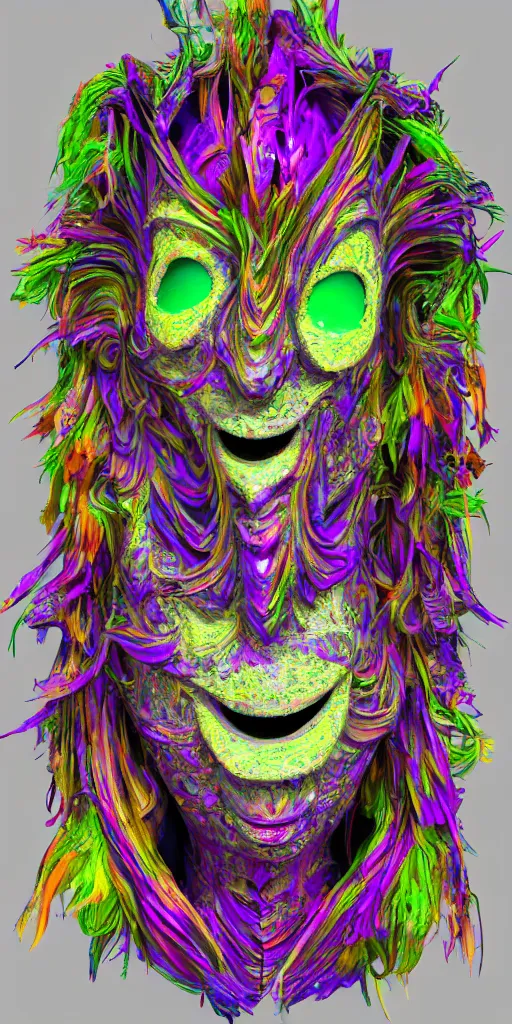 Shpongle mask concept art trending on | Stable Diffusion |