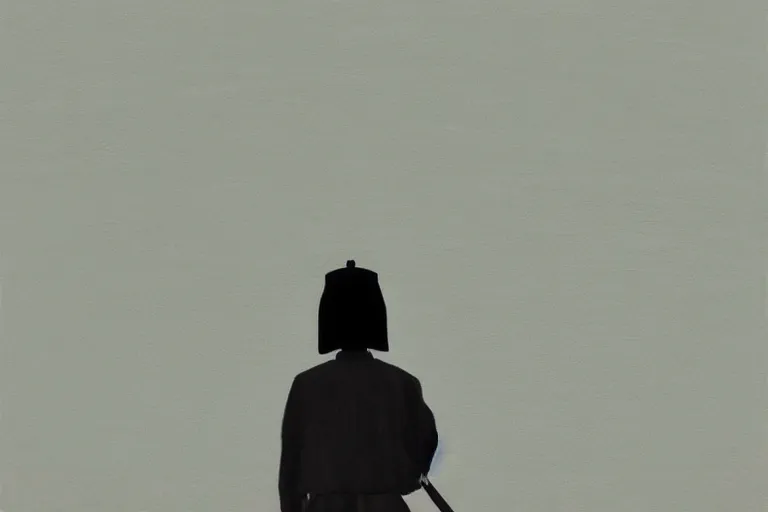 Image similar to samurai with artwork by tim eitel