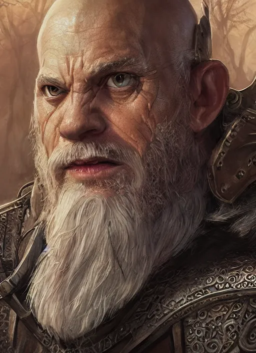 Image similar to john malkovich, ultra detailed fantasy, dndbeyond, bright, colourful, realistic, dnd character portrait, full body, pathfinder, pinterest, art by ralph horsley, dnd, rpg, lotr game design fanart by concept art, behance hd, artstation, deviantart, hdr render in unreal engine 5