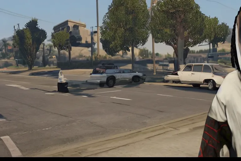 Image similar to snoop dogg on gta 5