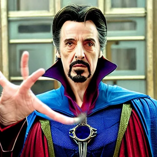 Prompt: Al Pacino as Doctor Strange