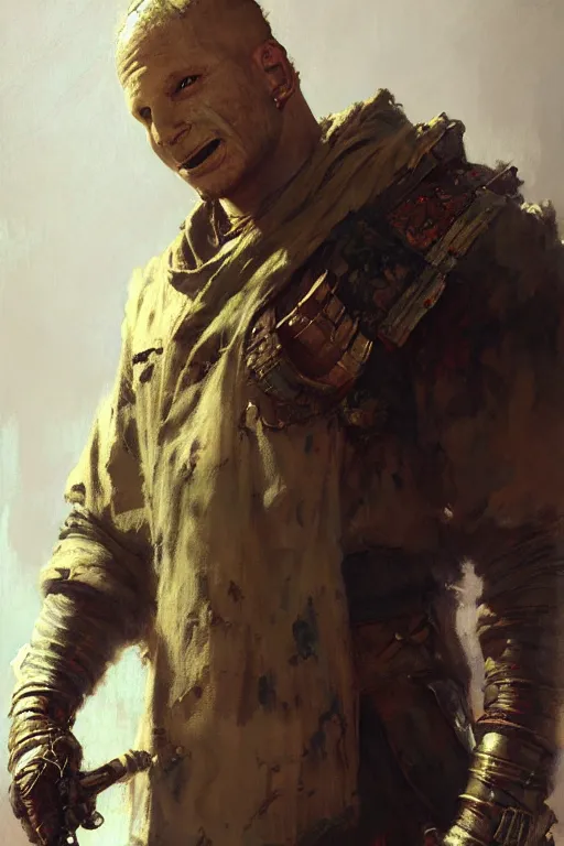 Image similar to corey taylor portrait dnd, painting by gaston bussiere, craig mullins, greg rutkowski, yoji shinkawa