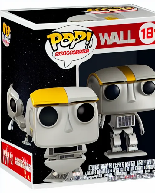 Image similar to Wall-E Funko Pop with package