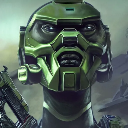 Prompt: Snoop Dogg Halo 3