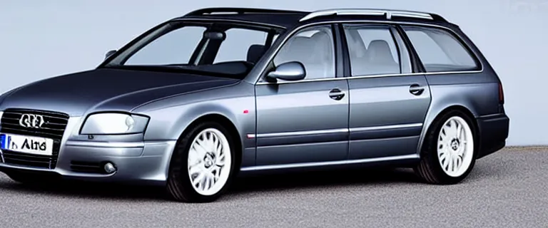 Prompt: Flannel-made Audi A4 B6 Avant (2002)