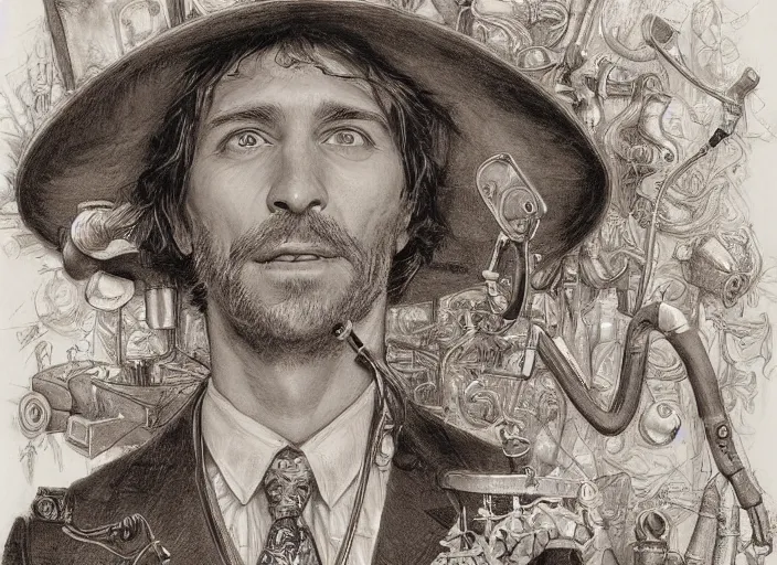 Image similar to a highly detailed magical portrait of a dentist, james gurney, james jean