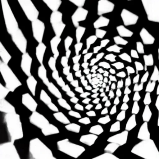 Image similar to optical illusion black and white