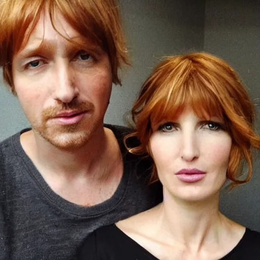 Prompt: award winning portrait of kelly reilly that looks like a young man!!!! bare ears, ( ( short brown hair ) ) and hazel!!! eyes, stubble