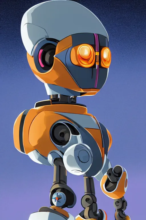 Image similar to metabots medabots medarotto medarot robot minimalist comics helmet mask neon cybereye, behance hd by jesper ejsing, by rhads, makoto shinkai and lois van baarle, ilya kuvshinov, rossdraws global illumination ray tracing hdr radiating a glowing aura