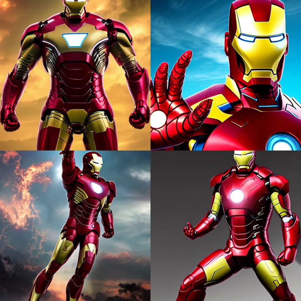 Prompt: Xi jingping as iron man, 4k