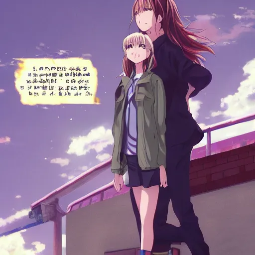 al bundy light novel illustration by makoto shinkai Stable Diffusion
