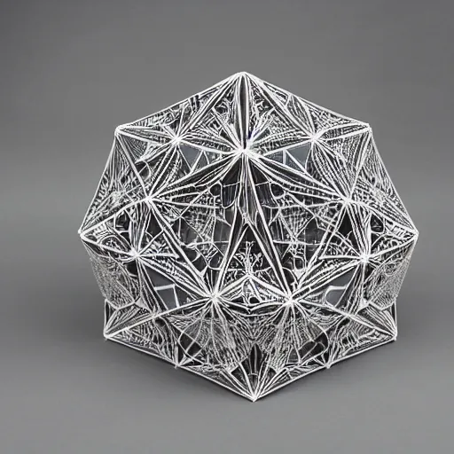 Image similar to origami megastructure, extremely high definition, hyper detailed, intricate