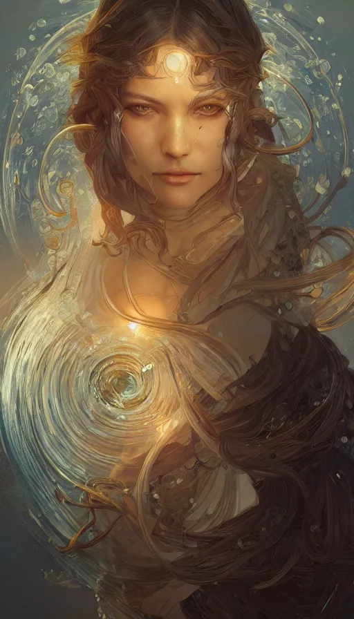 Image similar to love, fibonacci, sweat drops, insane, intricate, highly detailed, digital painting, artstation, concept art, smooth, sharp focus, illustration, Unreal Engine 5, 8K, art by artgerm and greg rutkowski and alphonse mucha