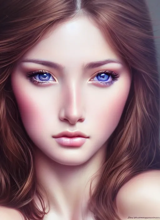 Image similar to a gorgeous female photo, professionally retouched, realistic, smooth face, perfect eyes, symmetrical, full body shot, wide angle, sharp focus on eyes, 8 k high definition, insanely detailed, intricate, elegant, art by artgerm