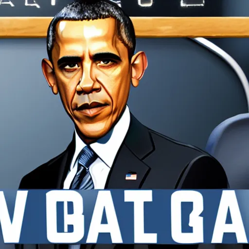 Prompt: promotional advertisement of the new valorant agent, Obama, Obama is the newest dualist now available in game, play as Obama on September 20th only in valorant