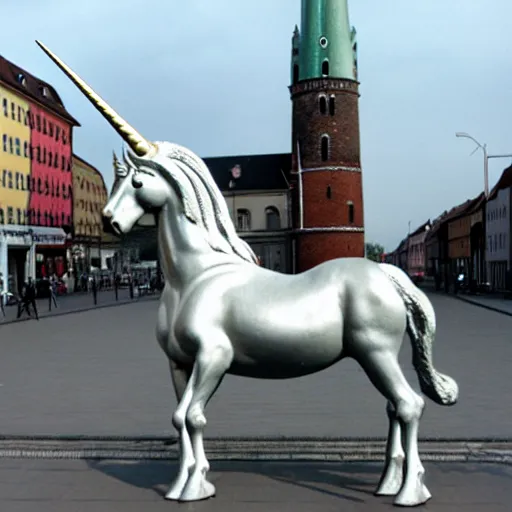 Image similar to magdeburg unicorn when it was alive