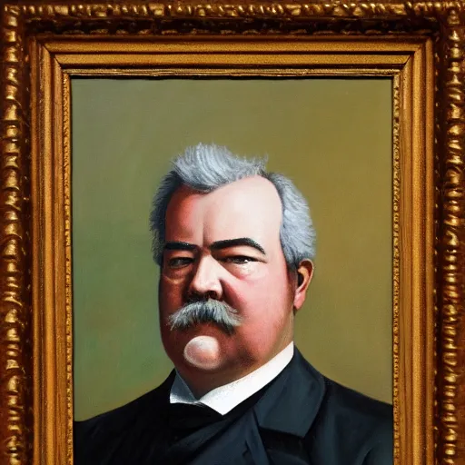 Prompt: oil painting of Chester a Arthur