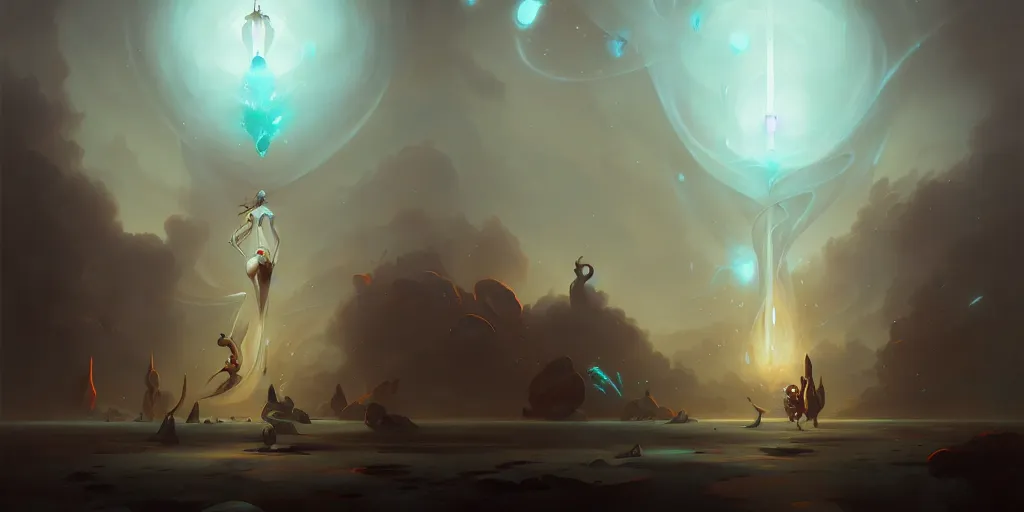 Prompt: latent space by peter mohrbacher