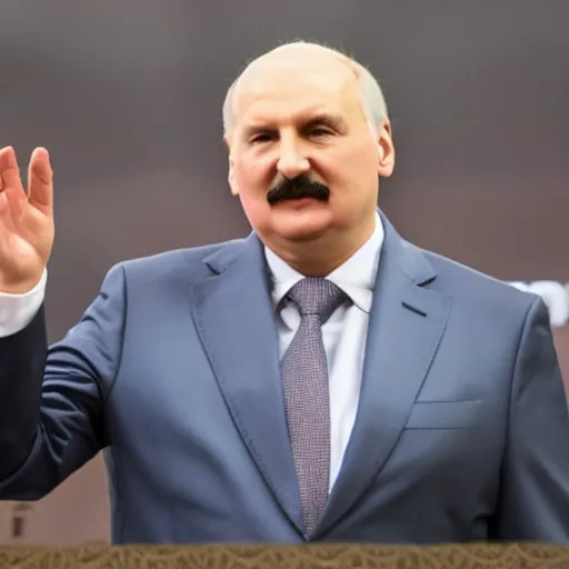 Image similar to Alexander Lukashenko as a bottle of water