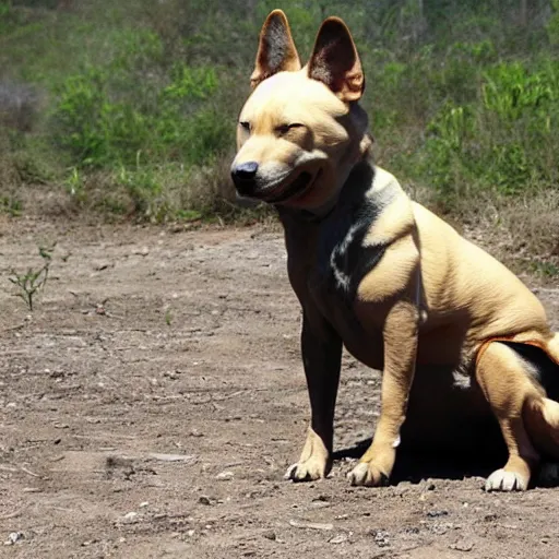 Prompt: last tribal dog on earth