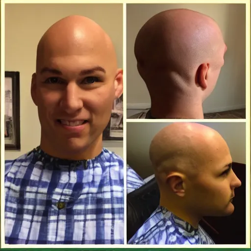 Prompt: austin bald head huge thick chravis