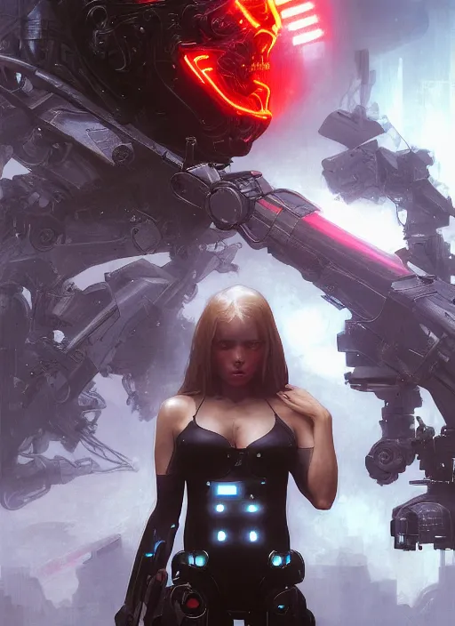 Image similar to a beautiful terminator, intricate lights, bio luminescent, venomize, by ruan jia and artgerm and range murata and wlop and ross tran and william - adolphe bouguereau and beeple. key art. fantasy illustration. award winning, artstation, intricate details, realistic, hyperdetailed, 8 k resolution.