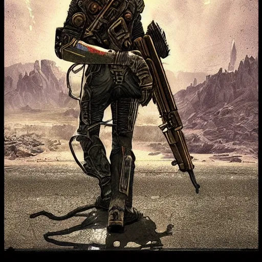 The Courier (Fallout New Vegas)  Fallout fan art, Fallout art, Fallout  concept art