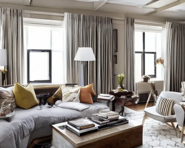 Image similar to apartment designed by nate berkus, muted colors