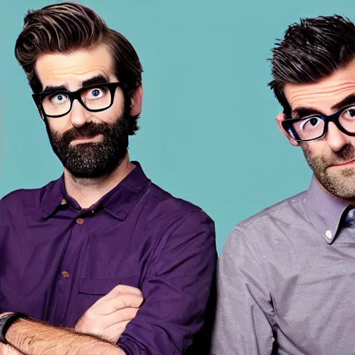Prompt: Rhett and link