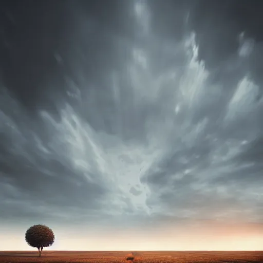 Image similar to an endless very tall wall far away. in a field, dramatic lighting. cloudscape, dystopian, grim, dark, full frame camera, 1 9 9 0 s, award - winning photograph, octane render, 4 k