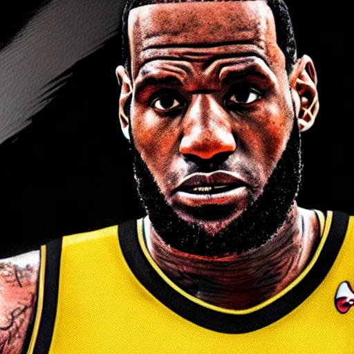 Image similar to first picture of lebron james as captain in new star trek movie, ( eos 5 ds r, iso 1 0 0, f / 8, 1 / 1 2 5, 8 4 mm, postprocessed, crisp face, facial features )