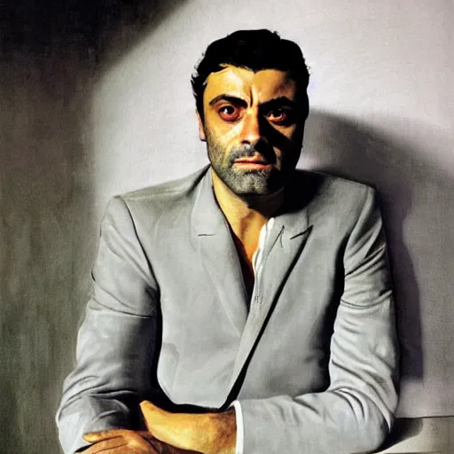 Image similar to oscar isaac by robert mcginnis